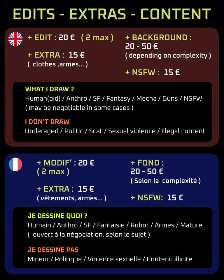 edits extras content